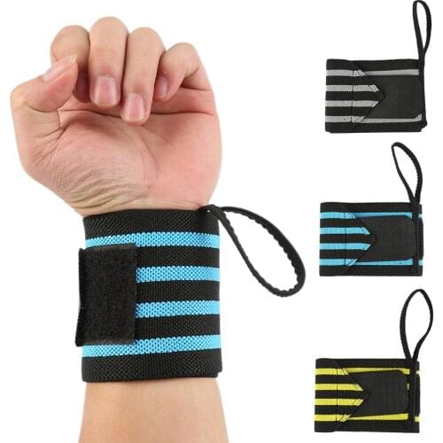 1Pc Weightlifting Strap Sport Wristband Professional Training Wrist Wrap Bandage Guards Gym Fitness Wrist Support Straps Bracer