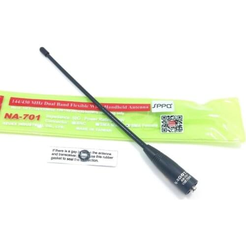 100% Original Nagoya NA-701 SMA-Female Dual Band 10W Antenna For UV-5R uv-82 H777 HYT BAOFENG PX-777 PX-888 TG-UV2 Walkie Talkie