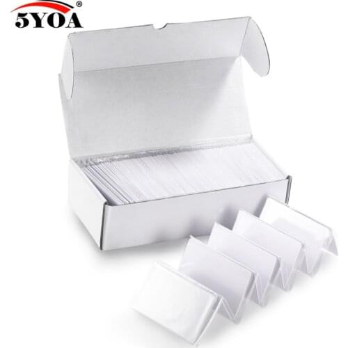 100pcs UID 13.56MHz IC Card Clone Changeable Smart Keyfobs Key Tags Card 1K S50 RFID Access Control Block 0 Sector Writable