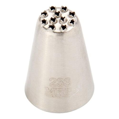 30pcs/lot)Free Shipping FDA High Quality Stainless Steel 18/8 Small Cake Decorating Pastry Icing Grass/Hair Nozzle #233