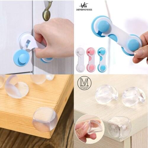 5/10/20pcs Baby Safety Silicone Corner Edge Protector Anticollision Guards for Kids Plastic Cabinet Lock Protection for Children