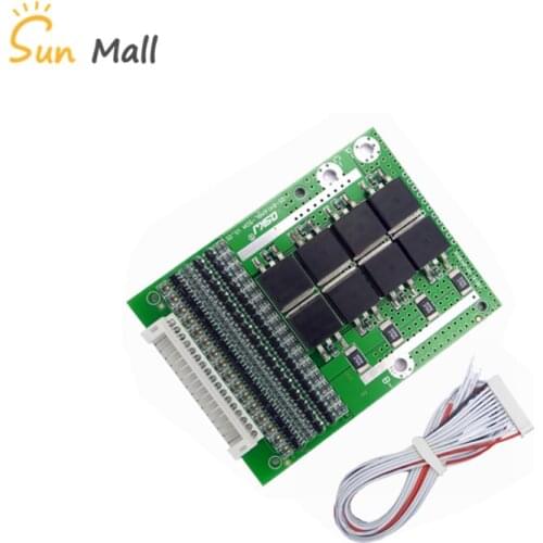 6S-16S 50A 24V 36V 48V 60V Polymer/Lithium Battery Protection Board 50A BMSboard same port mouthpiece universal