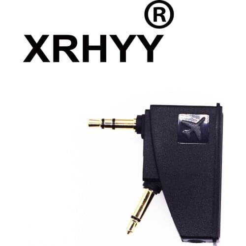 XRHYY Airplane Headphone Adapter For Bose QC2 QC3 QC15 QC25 QC35 SoundLink AE2 AE2W and More Headphones Golden Plated