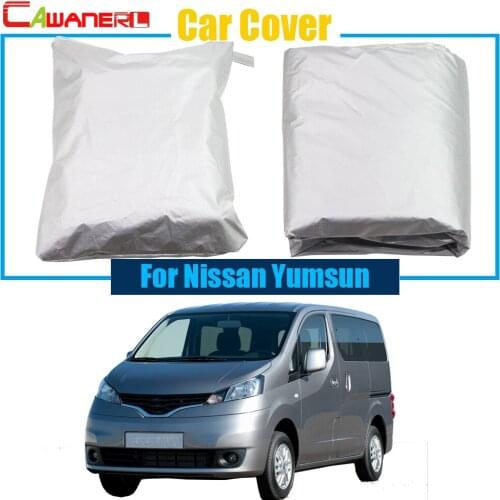 Cawanerl Car Cover UV Anti Sun Shade Snow Rain Resistant Protector Cover Dustproof For Nissan Yumsun