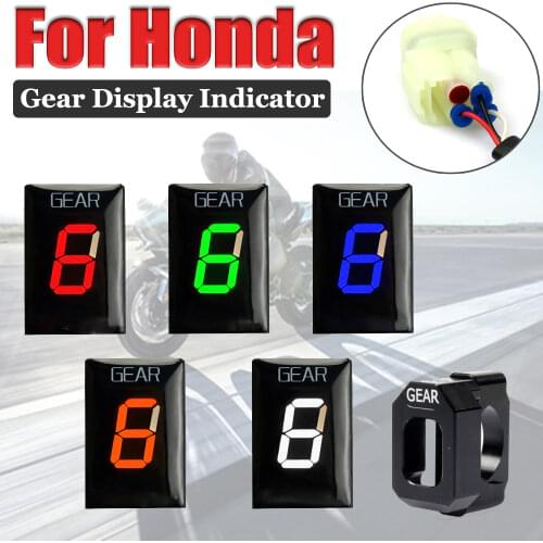 Motorcycle 1-6 Speed Gear Display Indicator For Honda CB250F CB1300S CB1300F CBF1000FA CBR250R CBR1000RR CMX300 Rebel CRF250L