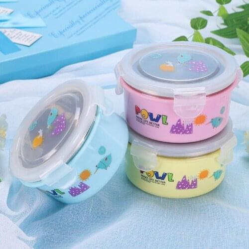 MICCK Stainless Steel Lunch Box For Kids Portable Leak-proof Bento Box Thermal Insulation Food Container For Storage Crisper