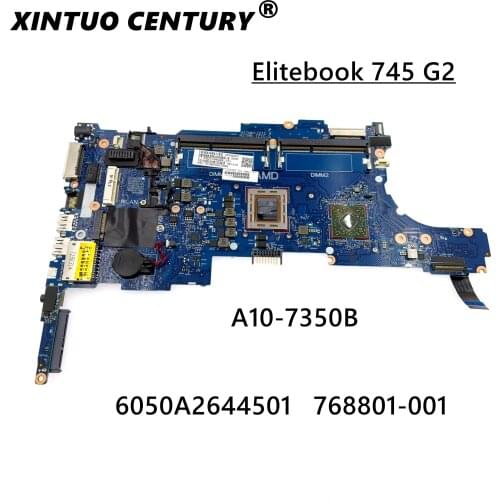 For HP 845 G2 745 G2 motherboard 768801-601 768801-001 A10-7350B 768801-501 6050A2644501-MB-A02 tested 100% work Original