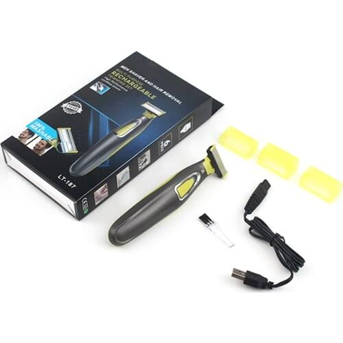 MLG Washable Rechargeable Electric Shaver Beard Razor Body Trimmer Men Shaving Machine Hair Face Care Cleaning