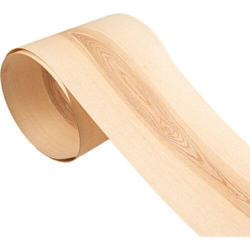 Natural Genuine Wood Veneer Dural Color Ash Veneer for Furniture about 27cm x 3m 0.5mm thick C/C