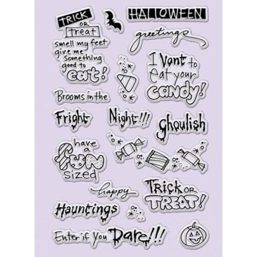 English Words Transparent Clear Silicone Stamp/Seal for DIY scrapbooking/photo album Decorative clear stamp sheets FXL024