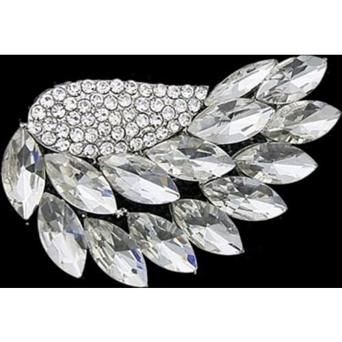 Q39C Shoe Clip Silver Removable DIY Buckle Women High Heels Wedding Decoration Charm Accessories Clips