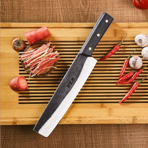 Hand Forged Duck Knife High Carbon Steel Roast Duck Knife Butcher Chef Knife Sharp Slicing Knife Kitchen Kitchen Knife