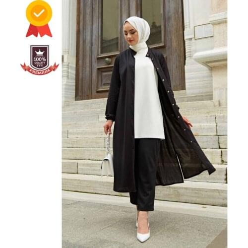 Tunic Pants Muslim Woman Set |NEW SEASON| Dubai Abaya Turkey Muslim Clothes Kaftan Ramadan Womens Dress Hijab Islam