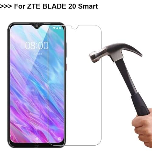 Tempered Glass For ZTE Blade 20 Smart Screen Protector 9H Protective Glass Phone Film for zte blade 20 smart pelicula de vidro