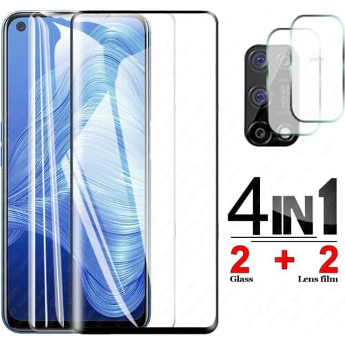Tempered Glass on Realme 7 5g Screen Protectors Protective Glass Camera Lens for Oppo Realme 7 5g RMX2111 Realme75g Film