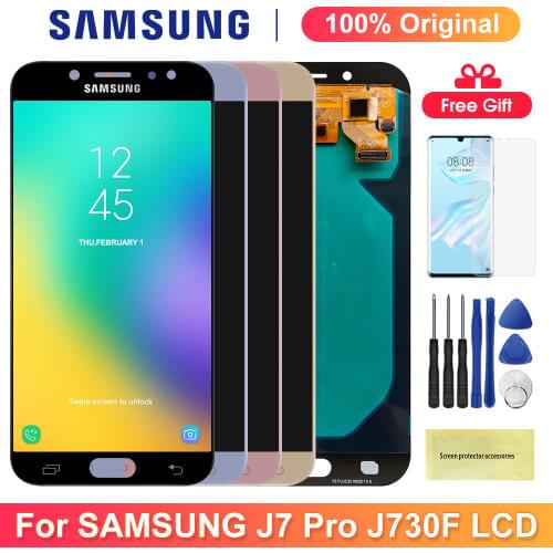 5.5'' Original J730 Lcd for SAMSUNG Galaxy J7 Pro J730 LCD Display Touch Screen Digitizer Assesmbly For SAMSUNG J7 2017 J730F
