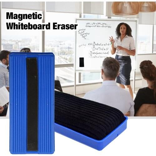 1Pcs Magnetic White Board Erasers Drywipe Marker Office Whiteboard Cleaner Wiper School Office Whiteboard Supplies