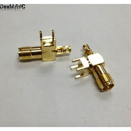1PC RP SMA Female jack with male pin PCB RF coaxial connector for RG316 RG174 cable goldplated NEW