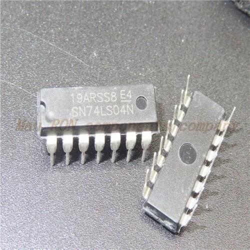 10PCS/LOT SN74LS04N SN74LS04 DIP14 DIP-14 74LS04N 74LS04 New original In Stock