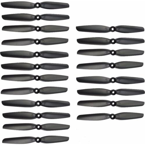 20PCS for MJX B6 B6F B6FD Bugs 6 B5W F20 blade spare parts model aircraft UAV propeller black
