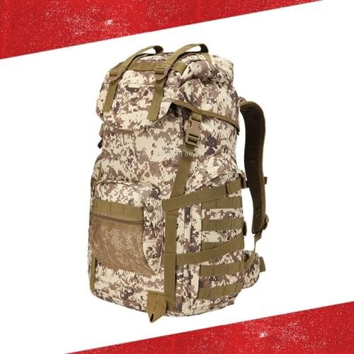 50L Military Tactical Rucksacks Airsoft Shooting Motorcycle Riding Backpack Camping Hiking Trekking Fishing Cs Army Hunting Bags