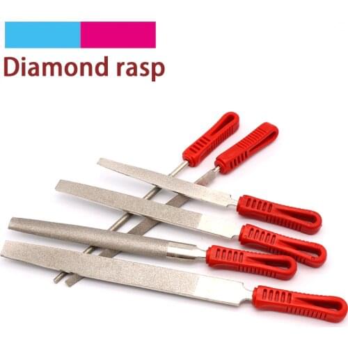 1pcs 6/8/10/12 inch Diamond File Assorted Rasp Diamond Needle Knife Woodworking Repair Jewelry Wood Grinding Hand File Tools