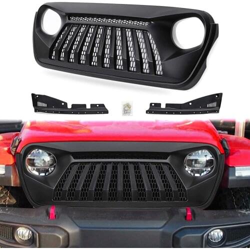 Bumper Racing Grills Modified Front Grille For JEEP WRANGLER JL Gladiator & JT 4x4 Offroad Accessories