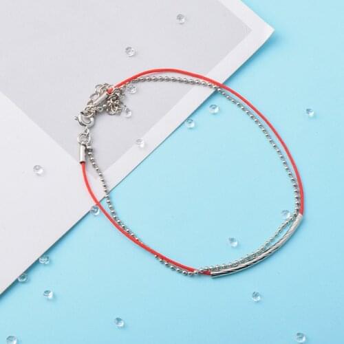 KPOP Bracelet Bangtan Boys JIMIN JUNGKOOK V Link Leather Red Rope Charm Bracelets Jewelry for Women Men Accessories Jewellery