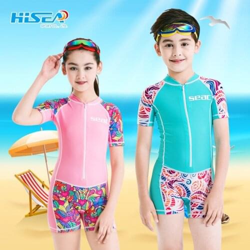 Childrens swimwear, summer boy, girl, snorkeling suit, one-piece swimming