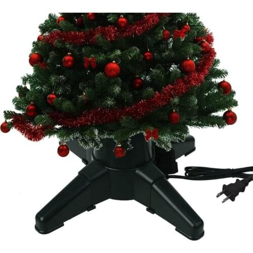 40/50cm Christmas Tree Electric Rotating Base Stand Xmas Tree Bottom Support Holder Christmas Decoration Parts