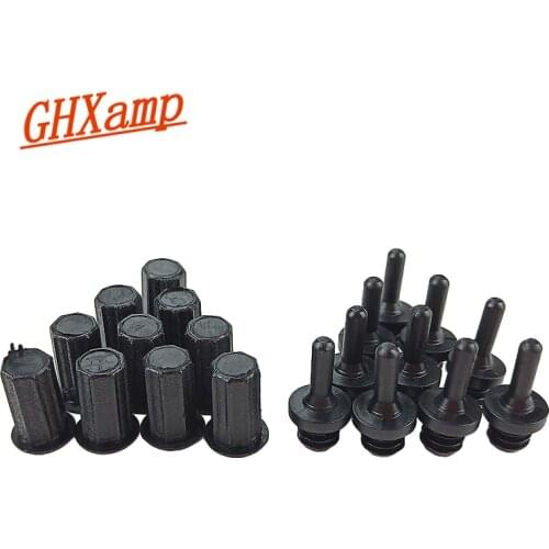 GHXAMP Audio Mesh Enclosure Snap Fastener Speakers Rubber Net Cover Frame Mesher Buckle For Audio Accessories Diy 10pcs