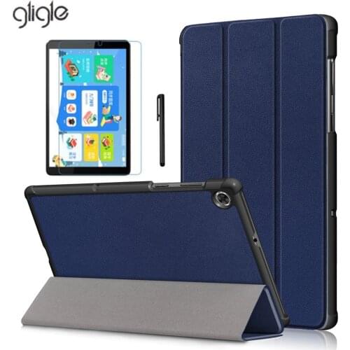 GLIGLE Leather Case for Lenovo Tab M10 Plus TB-X606F TB-X606X 10.3inch X505F X606F Tablet Full Body Protective Cover Shell