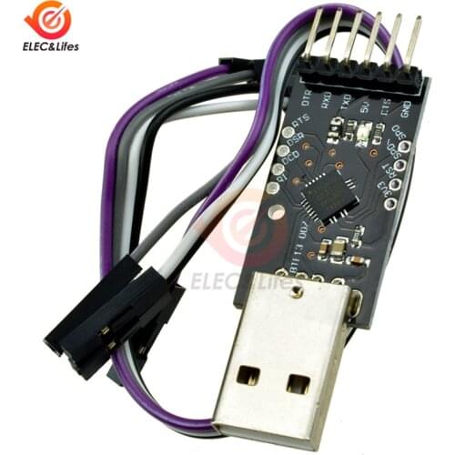 CP2102 Module USB 2.0 to UART TTL 6pin Module Serial Converter With Dupont Cable Support Windows 2000/XP OS9 Linux 2.40