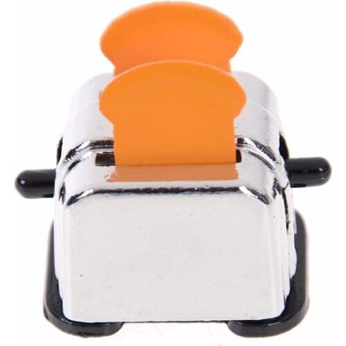 New Classic Kitchen Toys 1:12 Doll House Miniature Bread Machine w/ Bread Slices for Dollhouse Decor