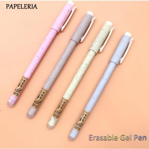 4Pcs/Set Office Gel Pen Erasable Refill Rod Magic Erasable Pen Refill 0.5mm Blue Black Ink School Stationery Writing Tools Gifts
