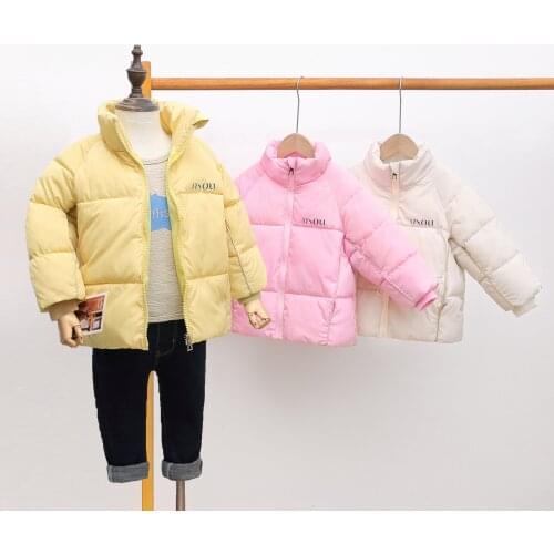 Autumn And Winter Childrens Down Padded Jacket New Girls Cotton-Padded Jacket Baby Baby Boy Winter Jacket Padded Jacket Top
