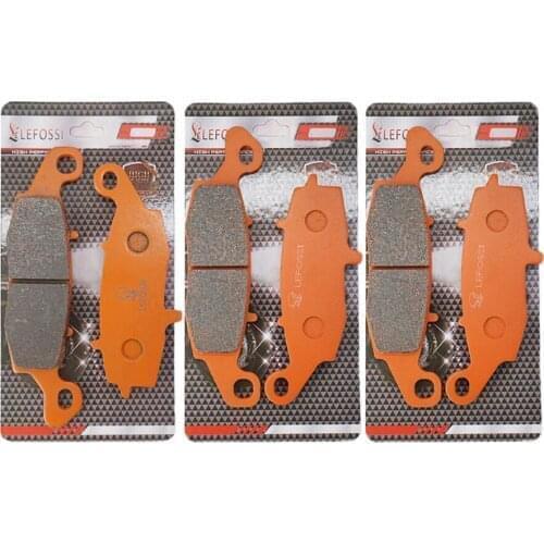 Motorcycle Front Rear Brake Pads For Kawasaki VN1500 Classic 1999-2004 VN1600 Classic 2003-2008 VN1700 2009-2016 Carbon Fiber