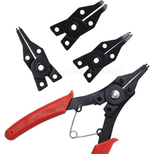 ZtDpLsd 1Pcs Circlip Plier Flexible Head Snap Ring Pliers Combination Retaining Clip Hand Tool Set Multi Tools