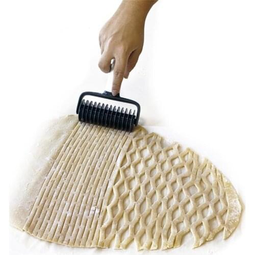 Pie Cookie Noodle Roller Baking Tool Pizza Cookies Dough Roller Lattice Cutter Pastry Pie Needle Wheels Cutter Baking Tools #CW