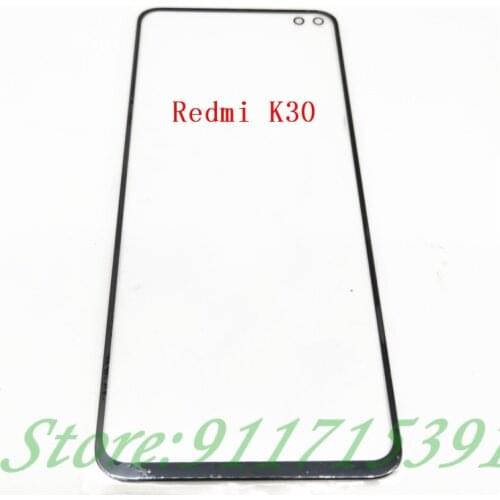 New For Xiaomi Redmi K30 Pro Touch Screen Panel Front Outer Glass Lens For Xiaomi Poco F2 Pro LCD Glass Front Replacement