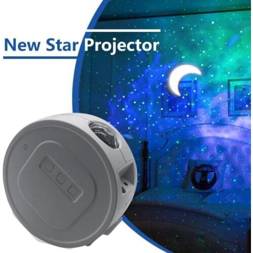 LED Star Sky Projector Star Night Light Projection Ocean Ocean Waving Lights Starry Sky Moon Star Cloud Night Light For Kids