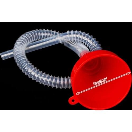 Universal Motor Truck Vehicle Plastic Fill Funnel Soft Pipe Petrol Tube Diesel Wholesale Drop Ship