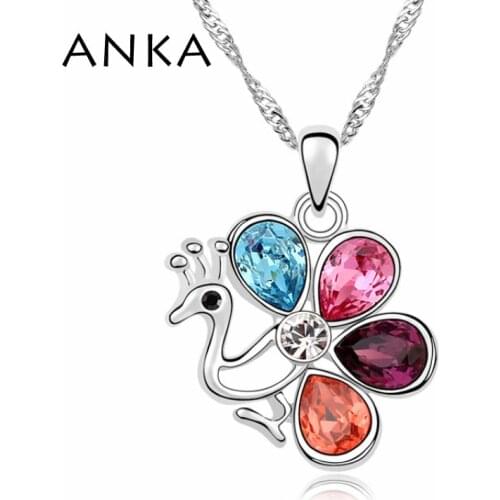 Pendant Hot Sale Special Offer Collar Collares 2020 Peacock Crystal Necklace Crystals from Austria #99901