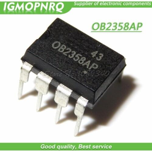 10pcs/lot OB2358 2358 DIP-8 Current Mode PWM Controller IC OB2358AP DIP8 In Stock