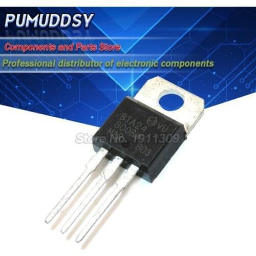 100PCS BTA24-800BW BTA24-800B TO-220 25A TRIACS