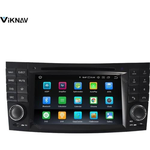 2 din android car radio for Benz E W211 CLS W219 CLK W209 2002-2011car audio multimedia player touch screen GPS navigation