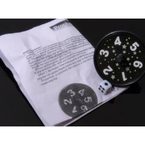 5pcs PROPHESY PEG-TOP Funny Magic Tricks Close Up Street Magic Comedy Mentalism Gimmick Props Easy To Do Magic Shows Card Magic