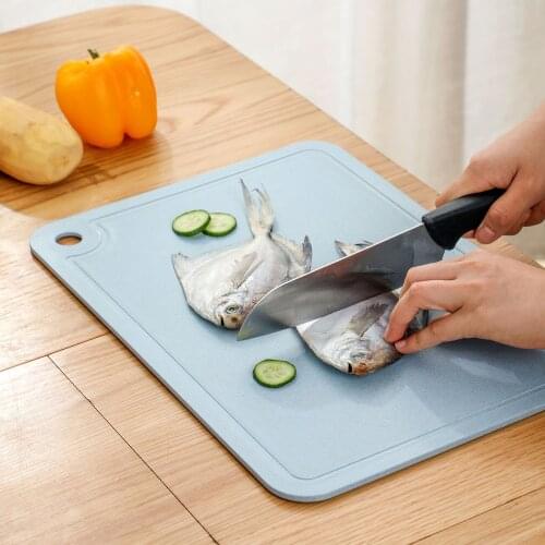 Household mold-proof kitchen cutting vegetables and fruit cutting board small dormitory mini thickened knife board and panel