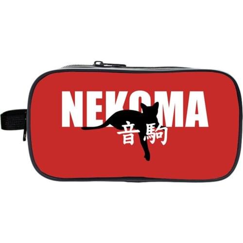 Anime Haikyuu Pencil case Cartoon Pencil Bags Make Up Case For Women Kids School Supplies Stationery Boys Kids Bookbag