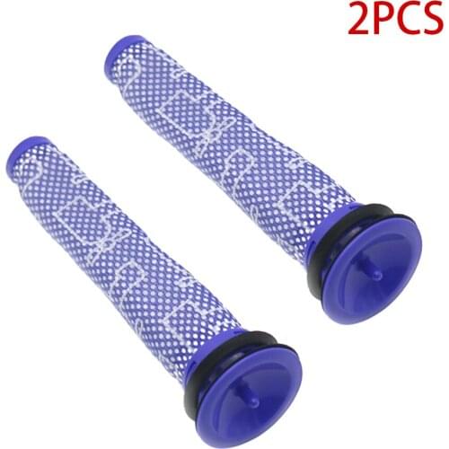 2pcs Vacuum Cleaner Parts Pre Motor Washable Motor Head HEPA Filter for Dyson V6 V7 V8 DC62 DC61 DC58 DC59 DC74 # 965661-01